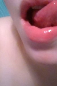 a lady with her giant pipe in the bed