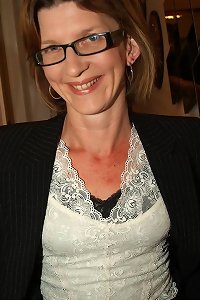 a lady who got plumbed in the booty is getting her boobs pumped on